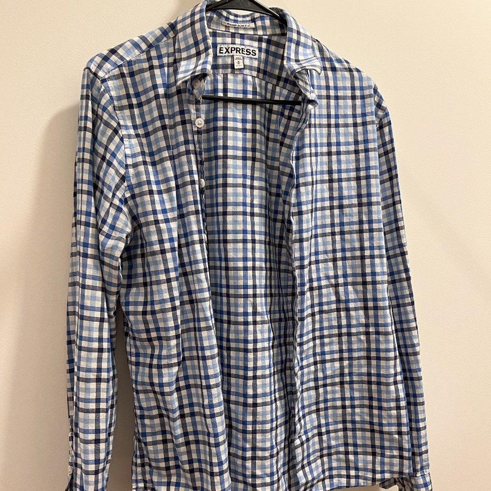 Checkered Extra Slim Fit Button Up